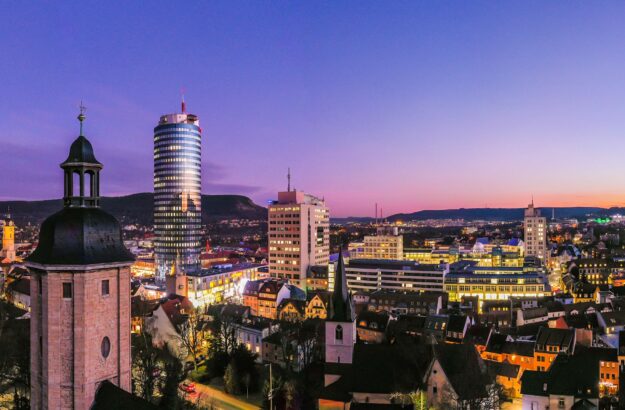 Skyline Lichtstadt Jena JenaParadies